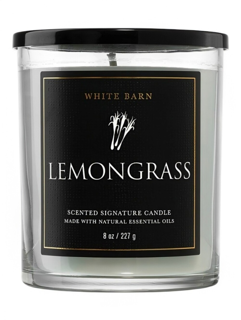 NEW Bath and Body Works "Lemongrass" Single Wick Candle